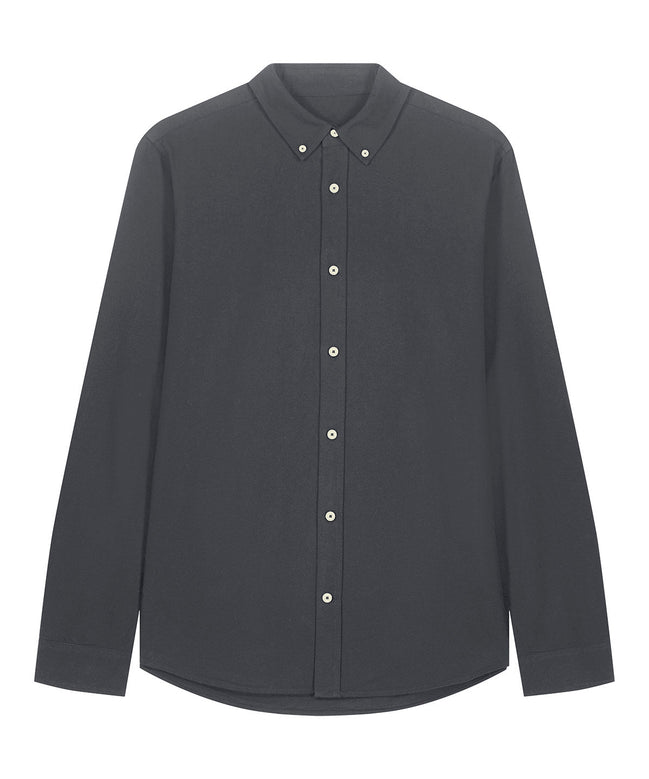 Organic Cotton Oxford Long Sleeve Shirt: Mens