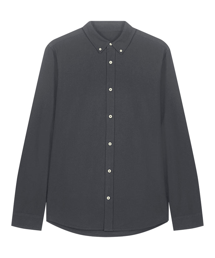 Organic Cotton Oxford Long Sleeve Shirt: Mens