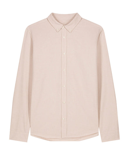 Organic Cotton Oxford Long Sleeve Shirt: Mens