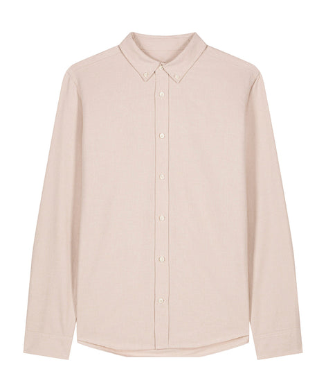Organic Cotton Oxford Long Sleeve Shirt: Mens
