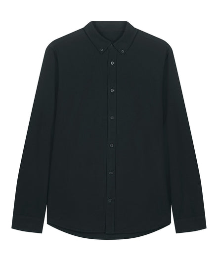 Organic Cotton Oxford Long Sleeve Shirt: Mens