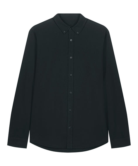 Organic Cotton Oxford Long Sleeve Shirt: Mens