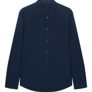 Organic Cotton Oxford Long Sleeve Shirt: Mens