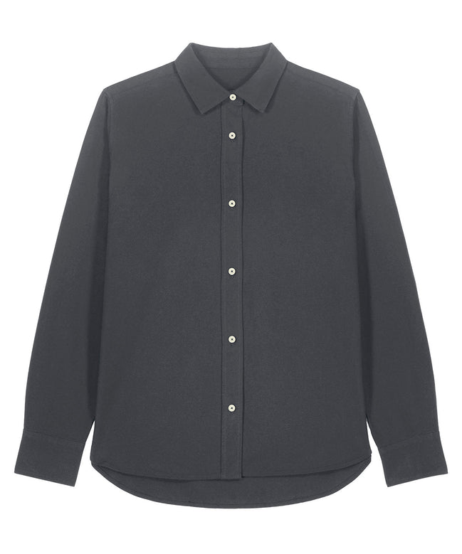 Organic Cotton Oxford Long Sleeve Shirt: Women's
