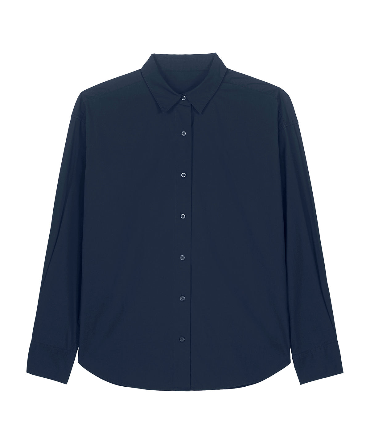 Organic Poplin Long Sleeve Shirt: Men's