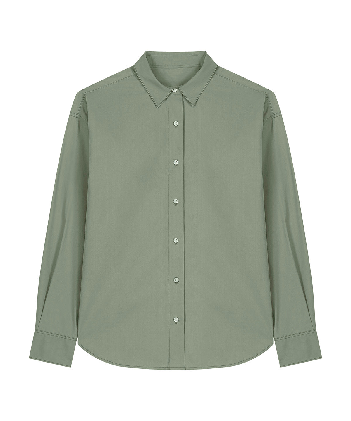 Organic Poplin Long Sleeve Shirt: Men's