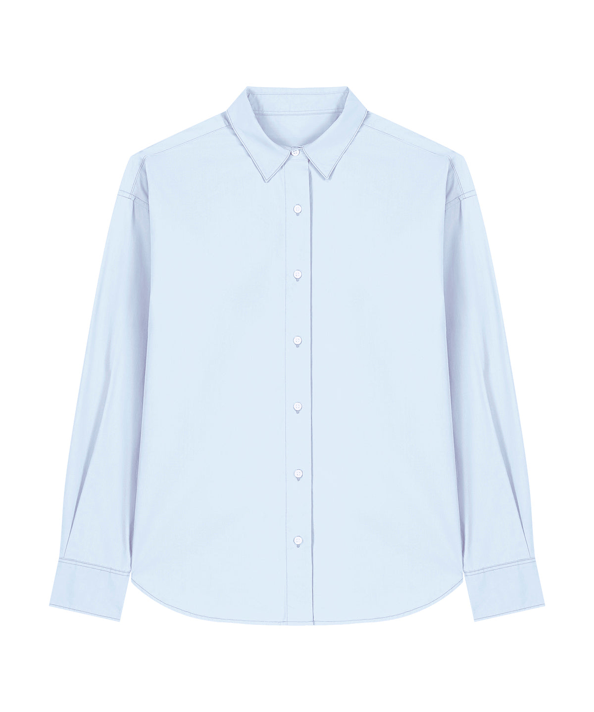 Organic Poplin Long Sleeve Shirt: Men's