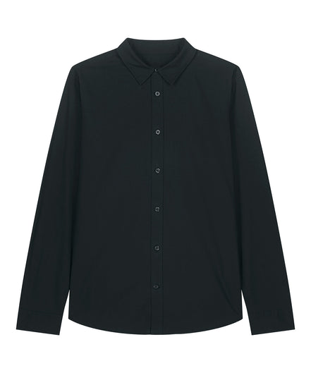 Organic Poplin Long Sleeve Shirt: Women's