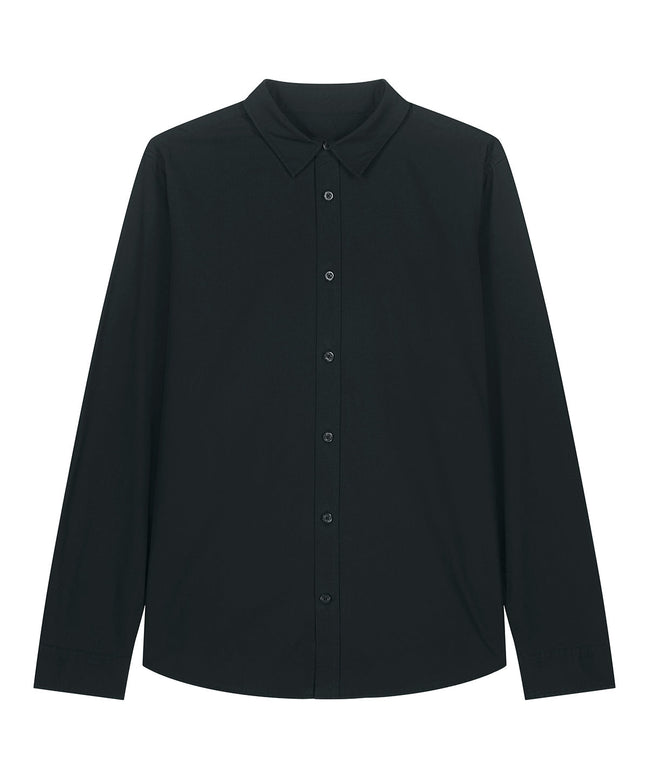 Organic Poplin Long Sleeve Shirt: Women's