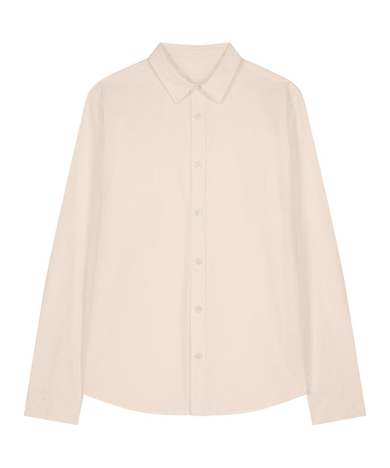 Organic Poplin Long Sleeve Shirt: Womens