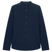 Organic Poplin Long Sleeve Shirt: Women's