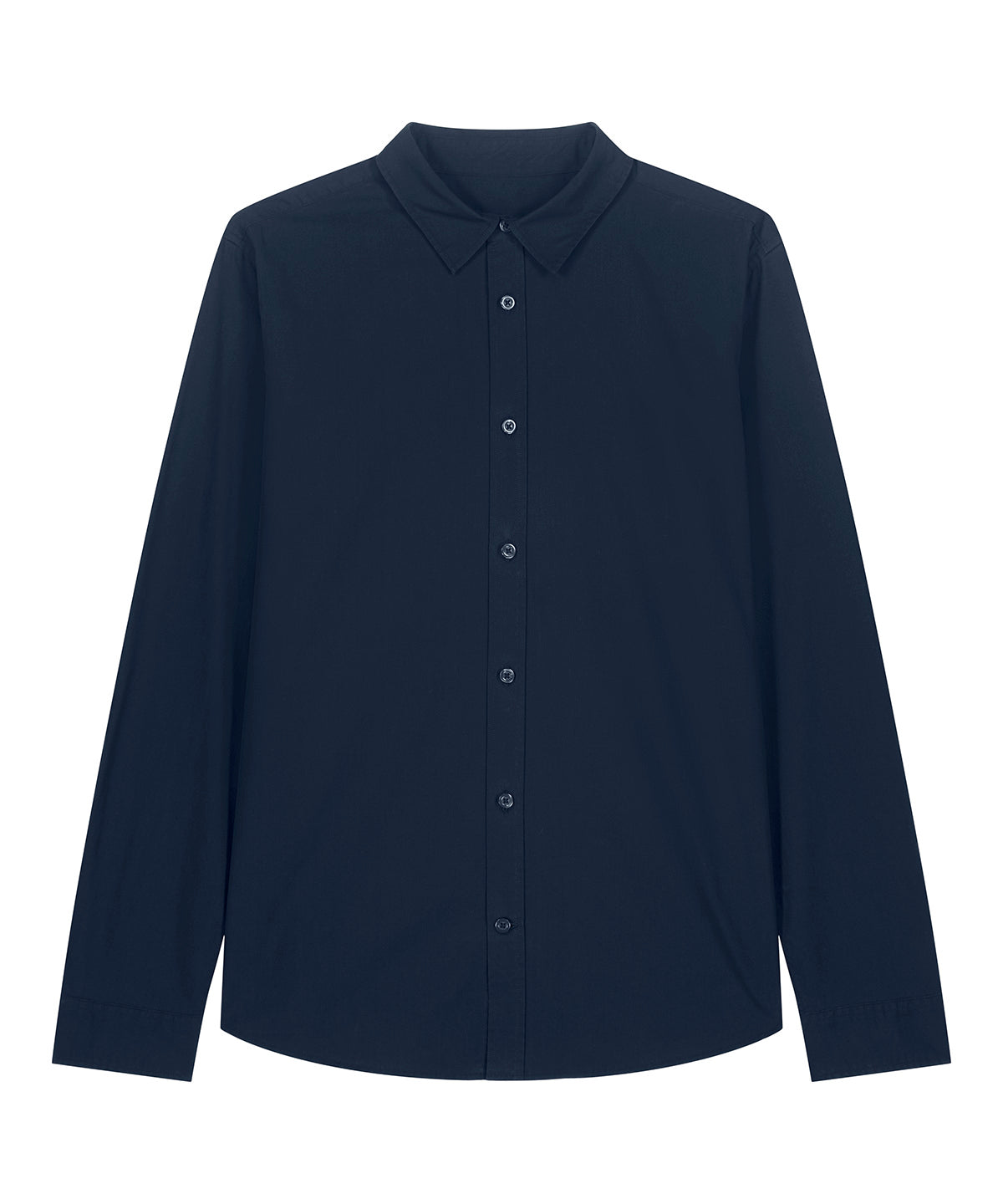Organic Poplin Long Sleeve Shirt: Women's
