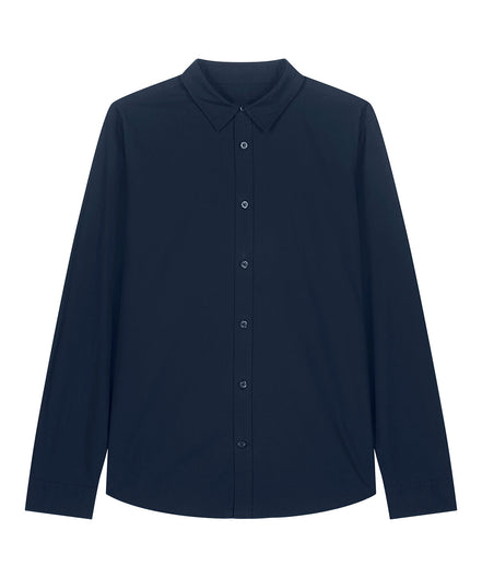 Organic Poplin Long Sleeve Shirt: Women's