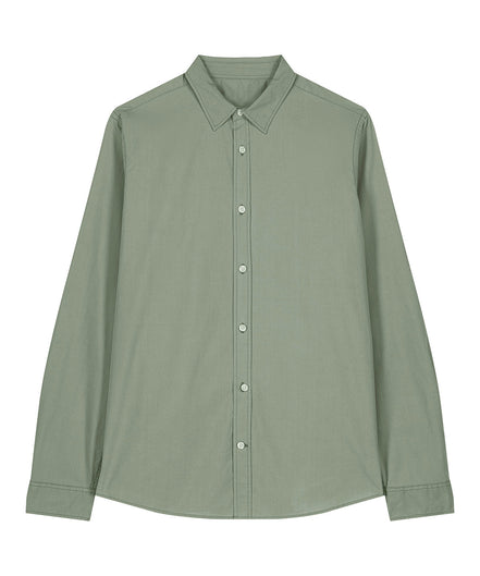 Organic Poplin Long Sleeve Shirt: Women's