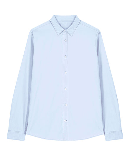Organic Poplin Long Sleeve Shirt: Women's