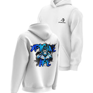 XAPE Splatter Graffiti V4 Hoodie - White