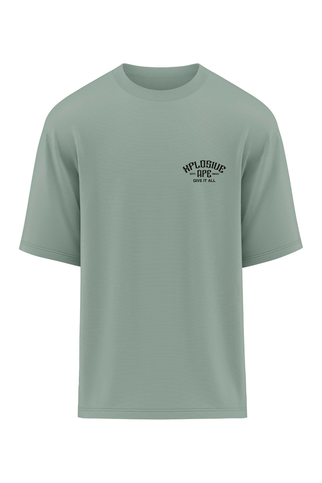 XAPE Staple Oversized Tee - Sage