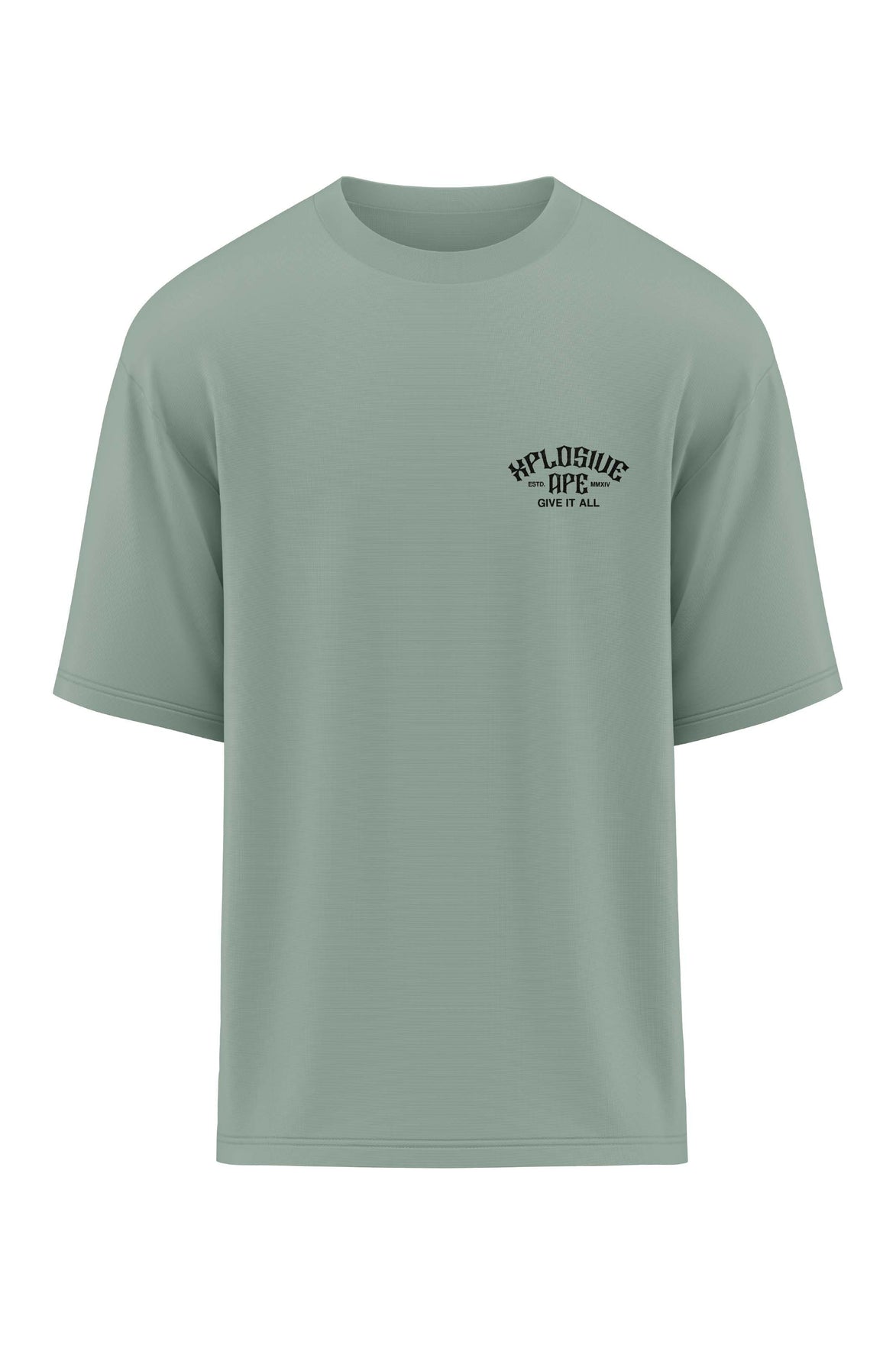XAPE Staple Oversized Tee - Sage