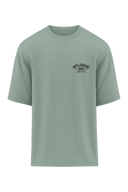XAPE Staple Oversized Tee - Sage