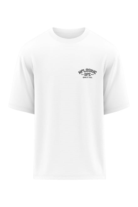 XAPE Staple Oversized Tee - White