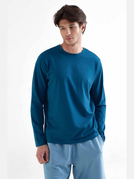 Organic Cotton & Modal Long Sleeve T-Shirt: Men's