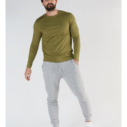 Organic Cotton & Modal Long Sleeve T-Shirt: Men's