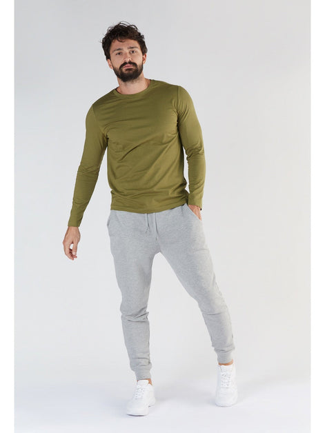 Organic Cotton & Modal Long Sleeve T-Shirt: Men's