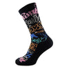 Mens Crew Socks with Street Graffiti