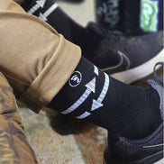 Mens Arrow Patterned Fashion Crew Socks