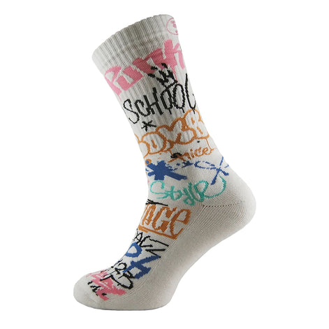 Mens Crew Socks with Street Graffiti