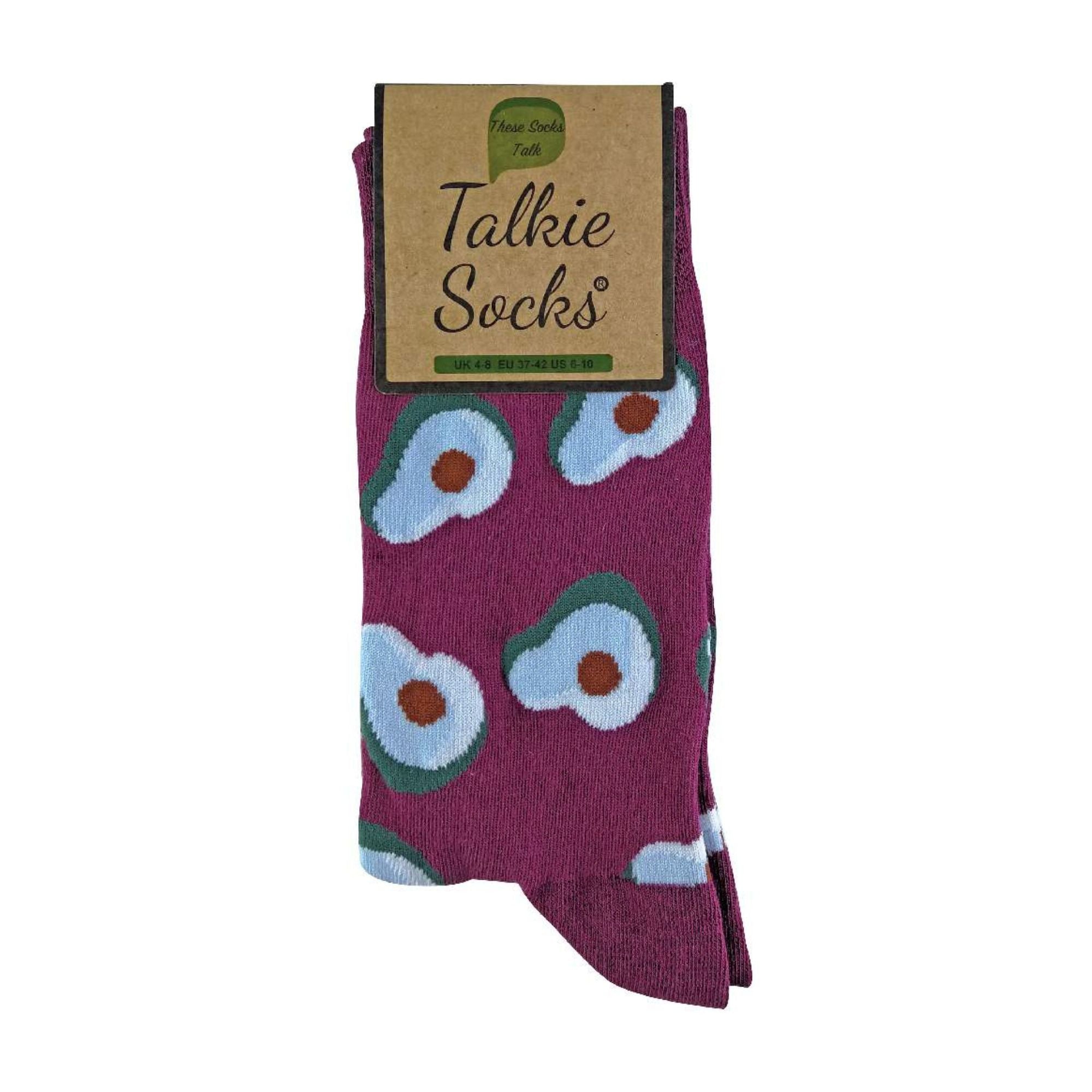 1 Pack Ladies Cotton Novelty Design Fruit Socks