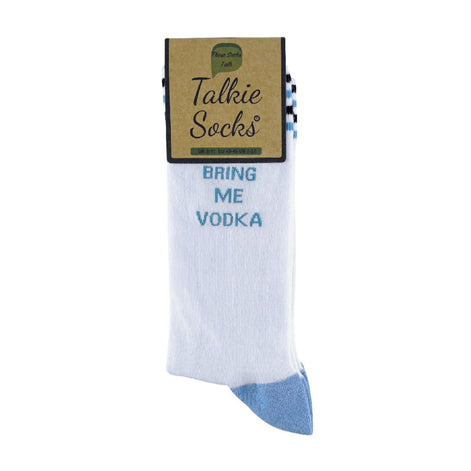 1 Pack Unisex Cotton Novelty Bring Me Beer & Vodka Socks