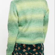 Thao V Neck Space Dyed Cardigan