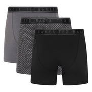 3 Pack Mens Soft Breathable Cotton Boxer Brief Underwear