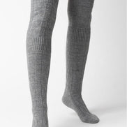 1 Pack Ladies Over the Knee Wool Socks (2 Sizes)