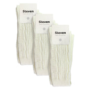 3 Pairs Ladies Extra Long Thigh High Over The Knee Wool Socks