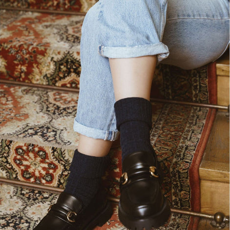 3 Pack Ladies Original Wool Dress Socks (2 Sizes)