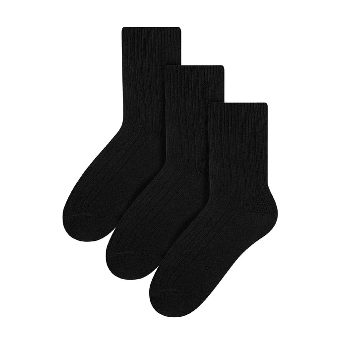 3 Pack Men's Original Wool Dress Socks (2 Sizes)