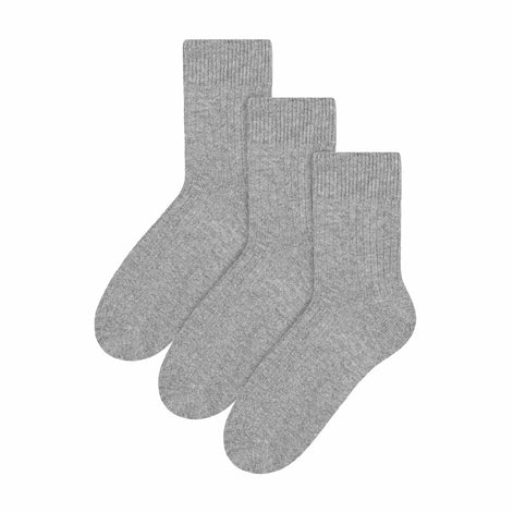 3 Pack Men's Original Wool Dress Socks (2 Sizes)