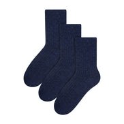 3 Pack Men's Original Wool Dress Socks (2 Sizes)