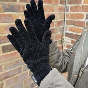 Ladies Outdoor Chenille 3M Fleece Lined Thinsulate Winter Gloves