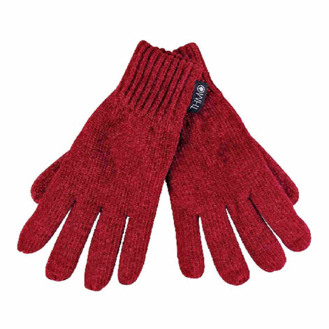 Ladies Outdoor Chenille 3M Fleece Lined Thinsulate Winter Gloves