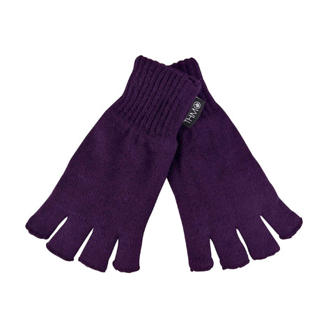 Ladies Thermal 3M Thinsulate Lined Fingerless Gloves for Winter