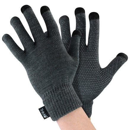 Mens Touchscreen Gloves with Grips
