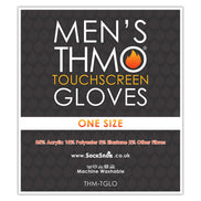Mens Touchscreen Gloves with Grips