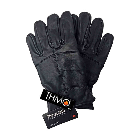 Mens Fleece Lined Thinsulate Leather Gloves for Winter