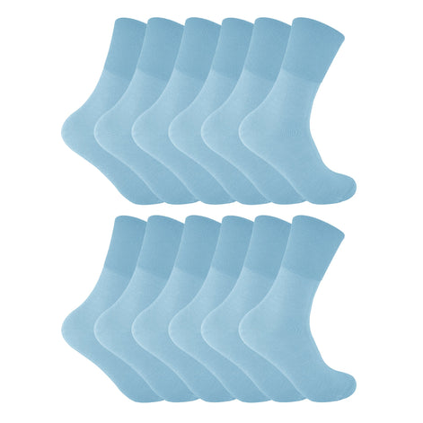 Ladies Thin Non Elastic Thermal Diabetic Socks (Multipack Options)