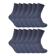 Ladies Thin Non Elastic Thermal Diabetic Socks (Multipack Options)