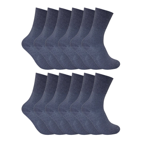 Ladies Thin Non Elastic Thermal Diabetic Socks (Multipack Options)