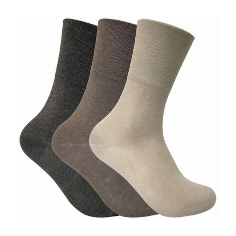 Ladies Thin Non Elastic Thermal Diabetic Socks (Multipack Options)